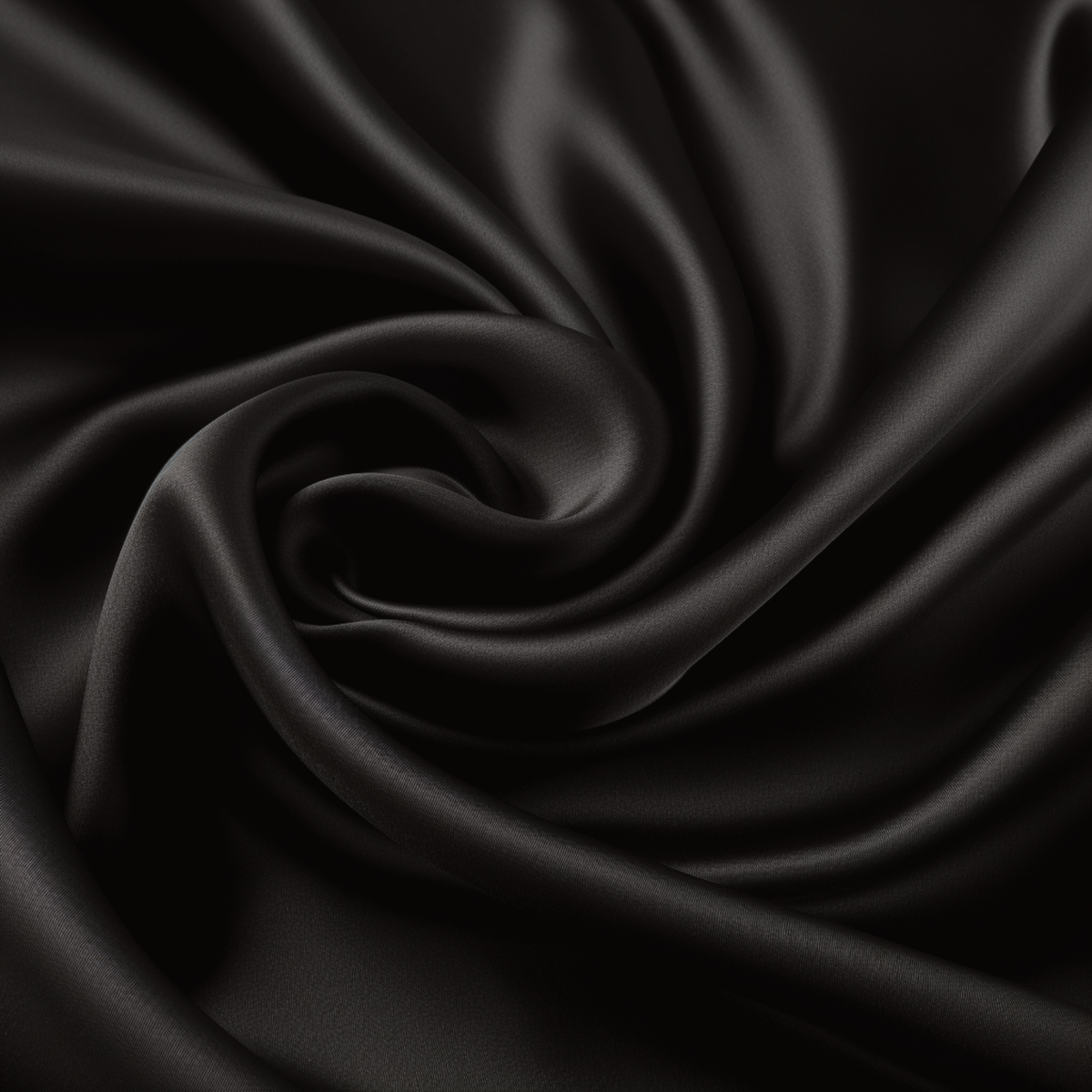 Black Satin Fabric